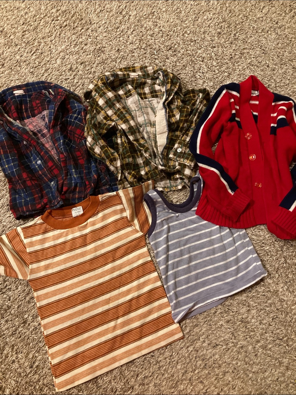 Vintage Boy’s size 4 4t long sleeve shirts bundle set lot